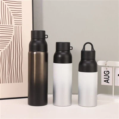 Боца воде од нехрђајућег челика са пусх поклопцем и руком